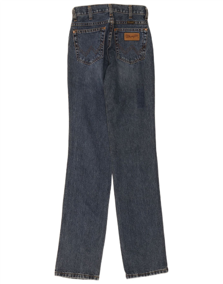 Damskie jeansy WRANGLER Straight W24 L34 Granatowe, bawełniane