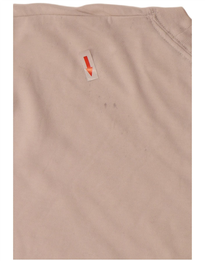 Męski T-shirt Nike Swoosh Graphic Top, średnia biała bawełna