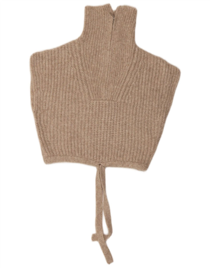 Damski podkoszulek Zara Crop Vest UK 14 Średni beżowy poliamid