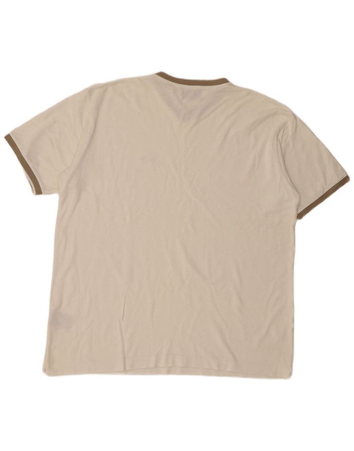 Koszulka męska Kappa Top 2XL Biała bawełna