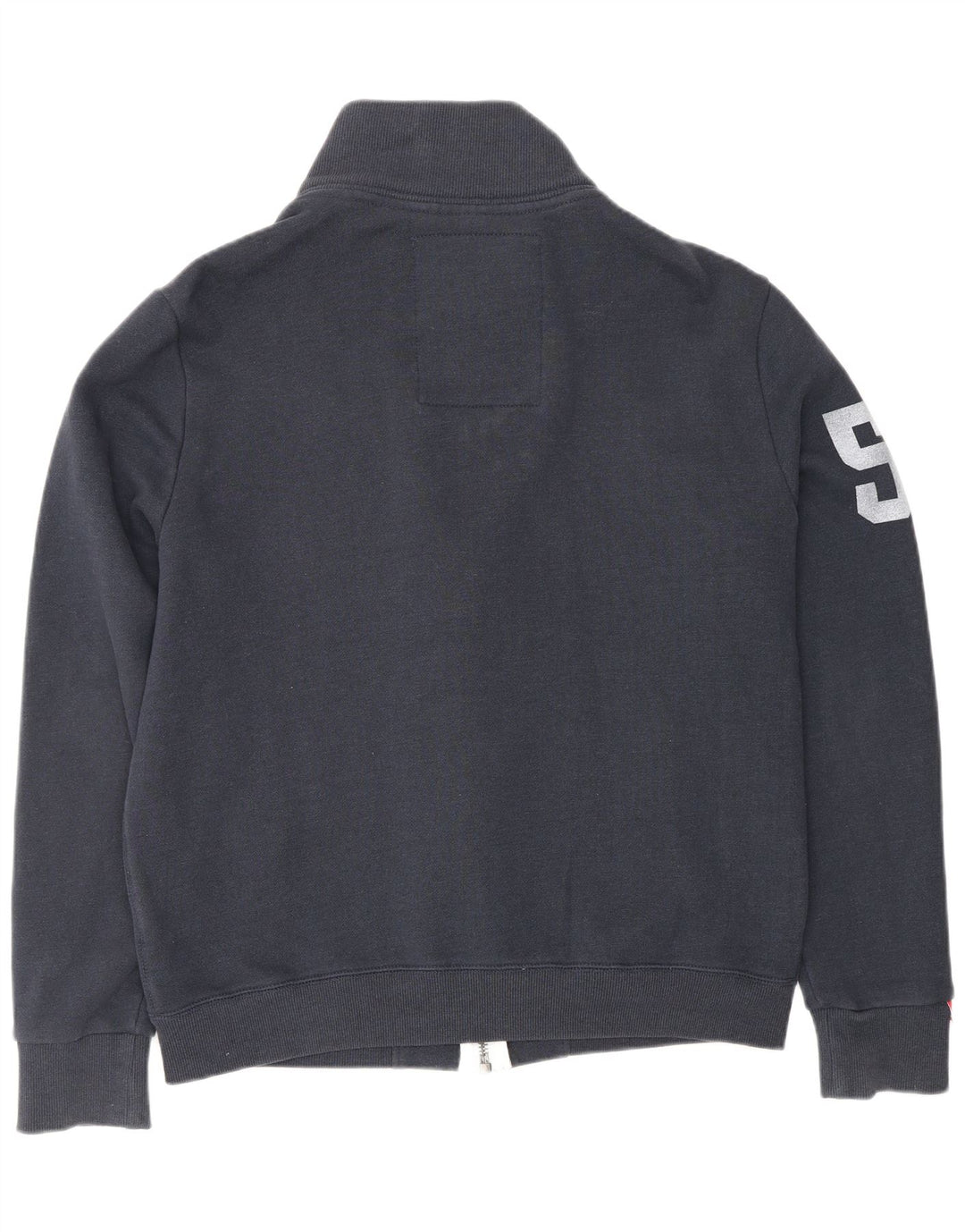 Męska bluza dresowa SUPERDRY z grafiką, duża, granatowa