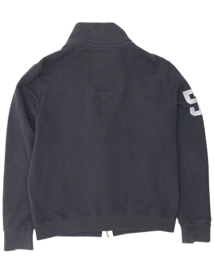 Męska bluza dresowa SUPERDRY z grafiką, duża, granatowa