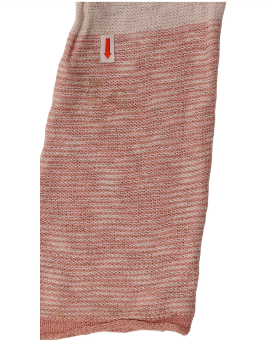 Damski sweter Billabong z dekoltem w łódkę, UK 10, małe, różowe, bawełniane paski