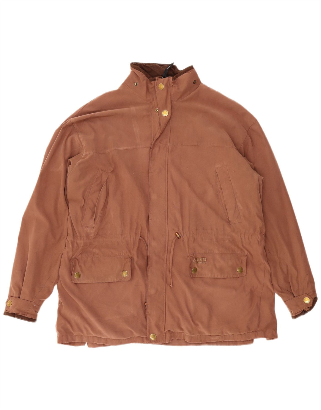 Męska kurtka wiatrówka Musto UK 40, duża, brązowa, poliester