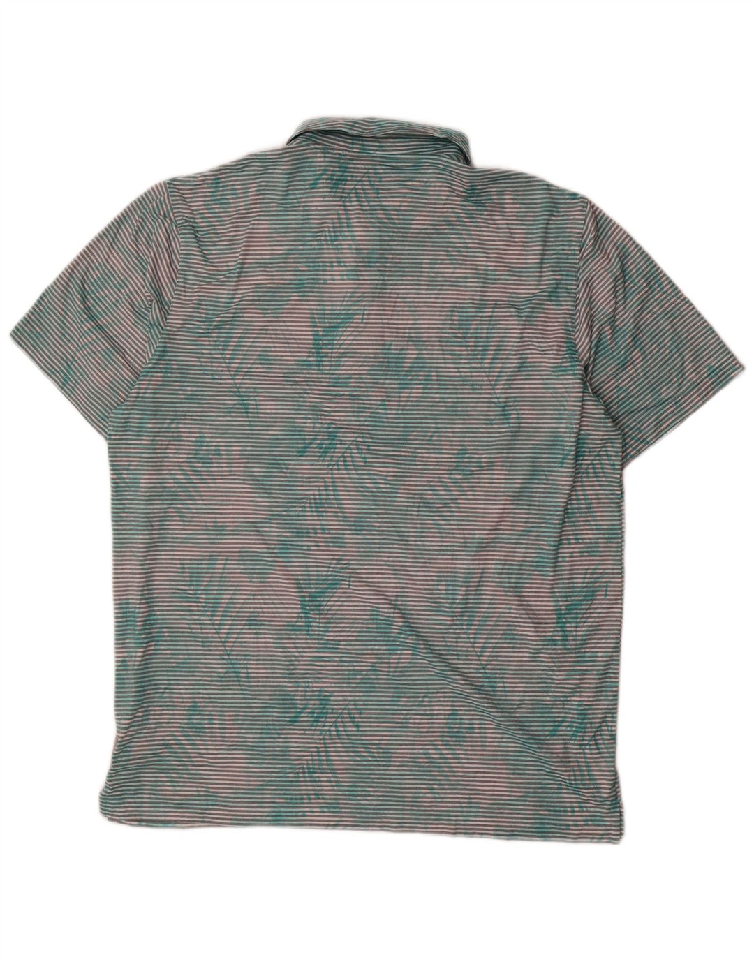 Męska koszulka polo PUMA XL w zielone prążki