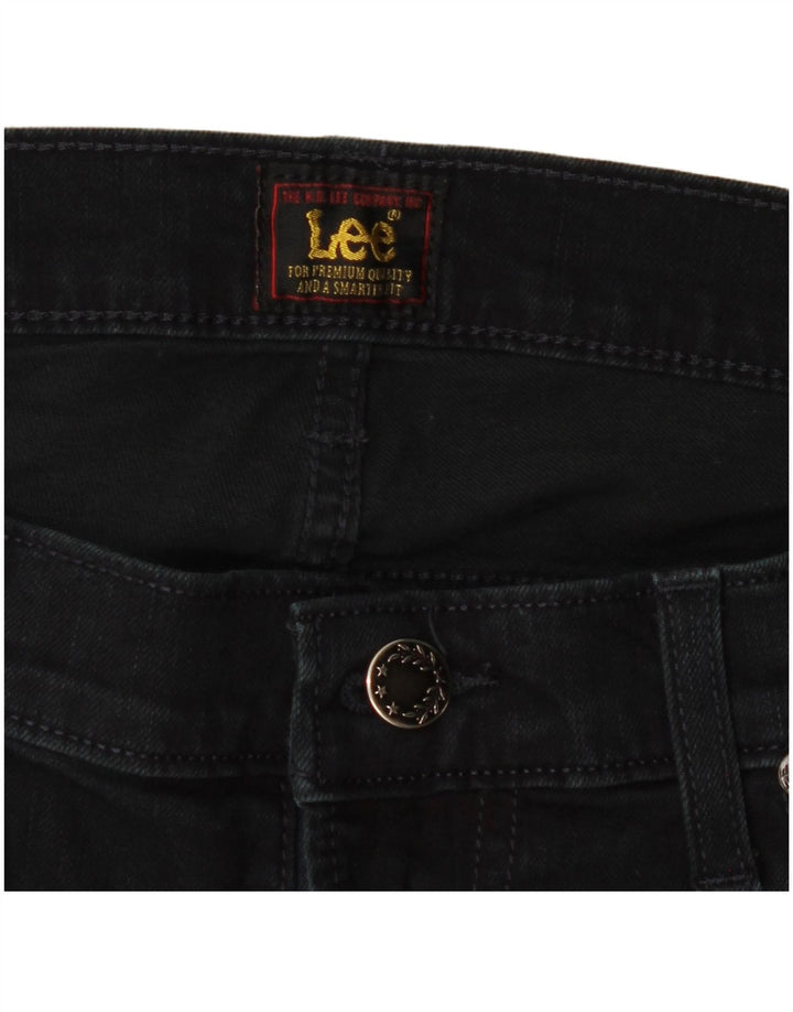 Damskie jeansy Lee Straight W36 L29 granatowe