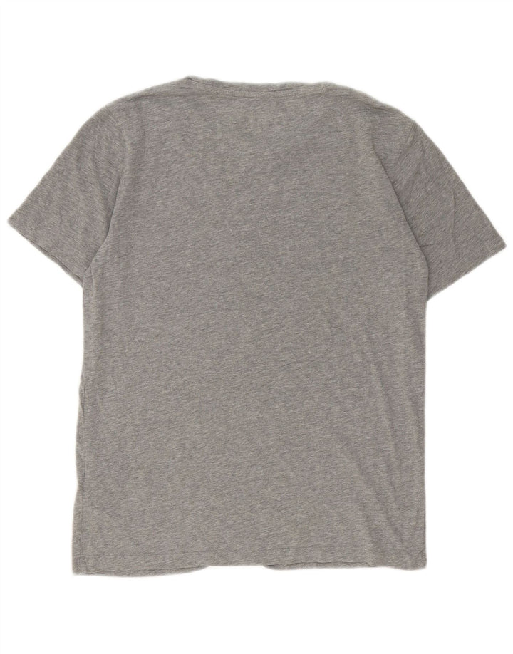 T-shirt męski Jack & Jones, duży, szary, bawełniany w plamki