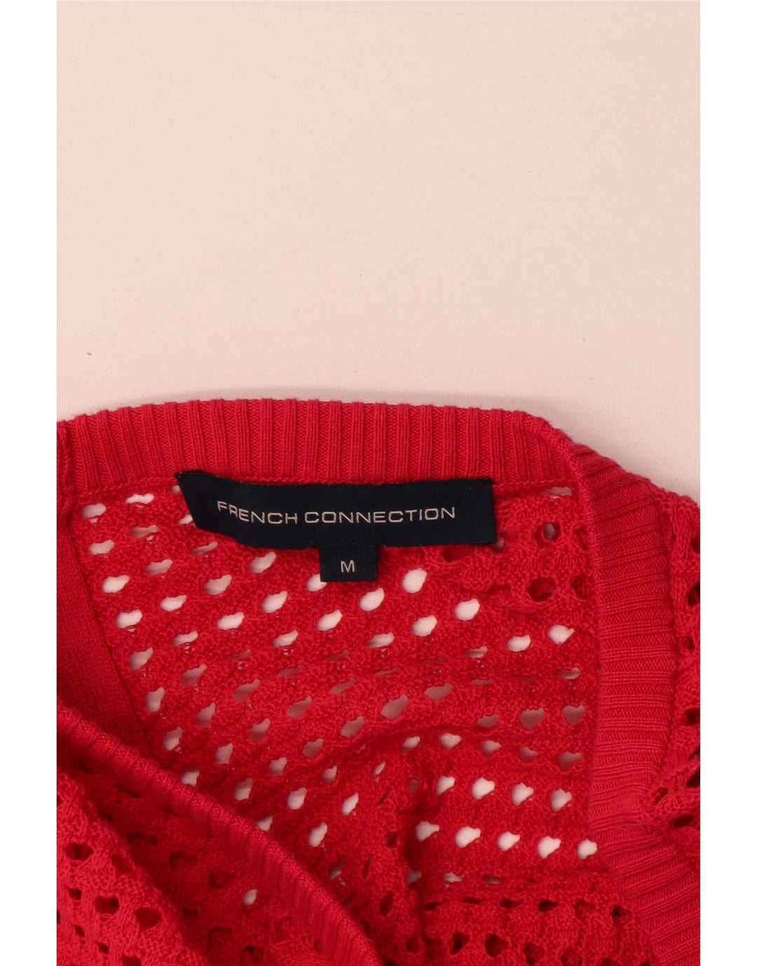 Damski sweter oversize French Connection UK 14, średni czerwony