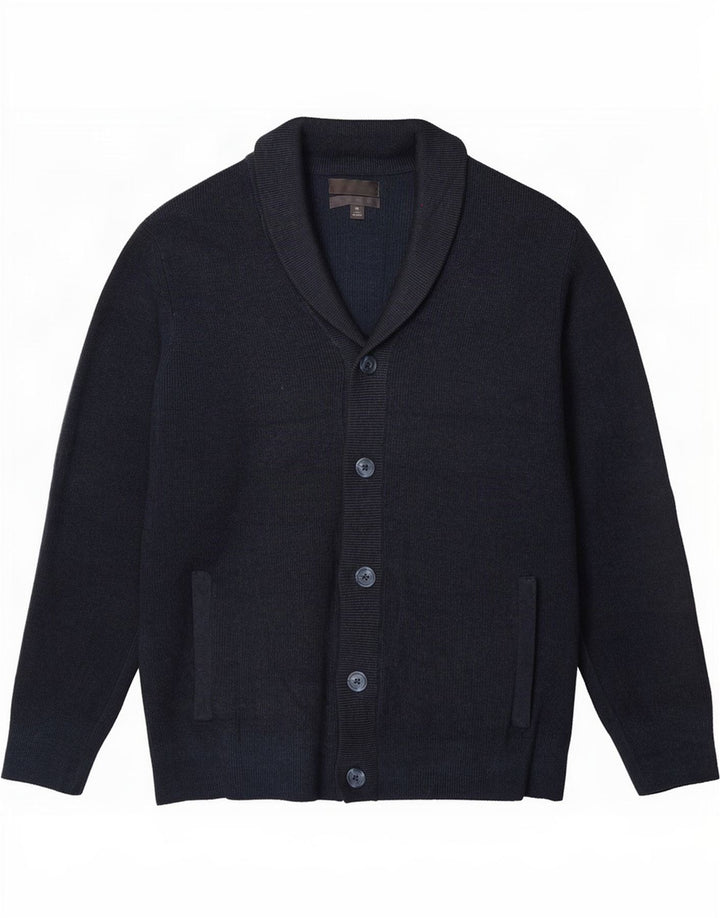 Marks & Spencer Męski sweter rozpinany XL, granatowy, poliester