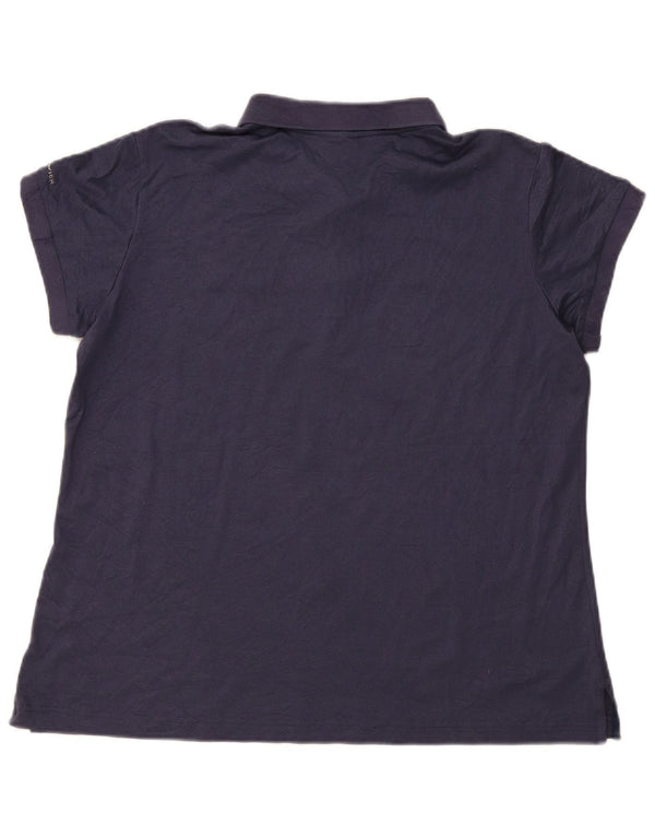 Damska koszulka polo Columbia Omni-Wick UK 18 XL granatowa