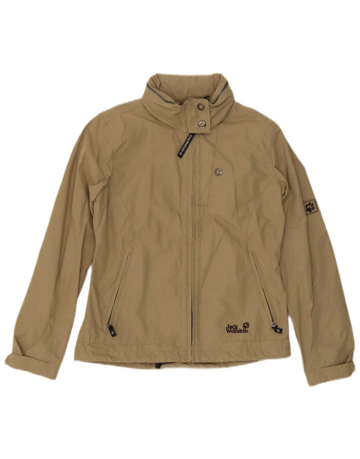 Damska kurtka bomberka z kapturem Jack Wolfskin UK 16, duża khaki