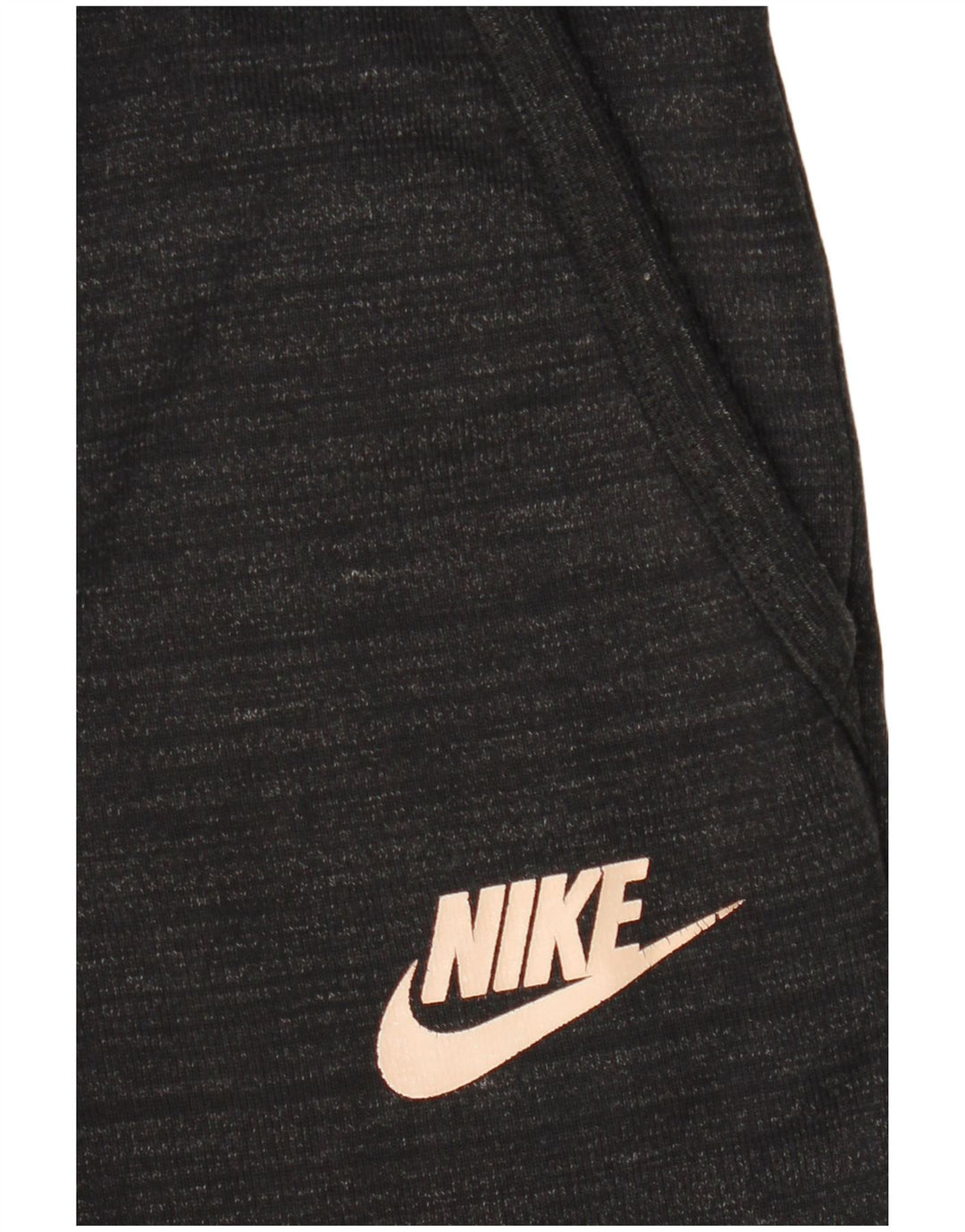 Męskie spodnie dresowe NIKE, średniej wielkości, czarne, bawełniane, w cętki