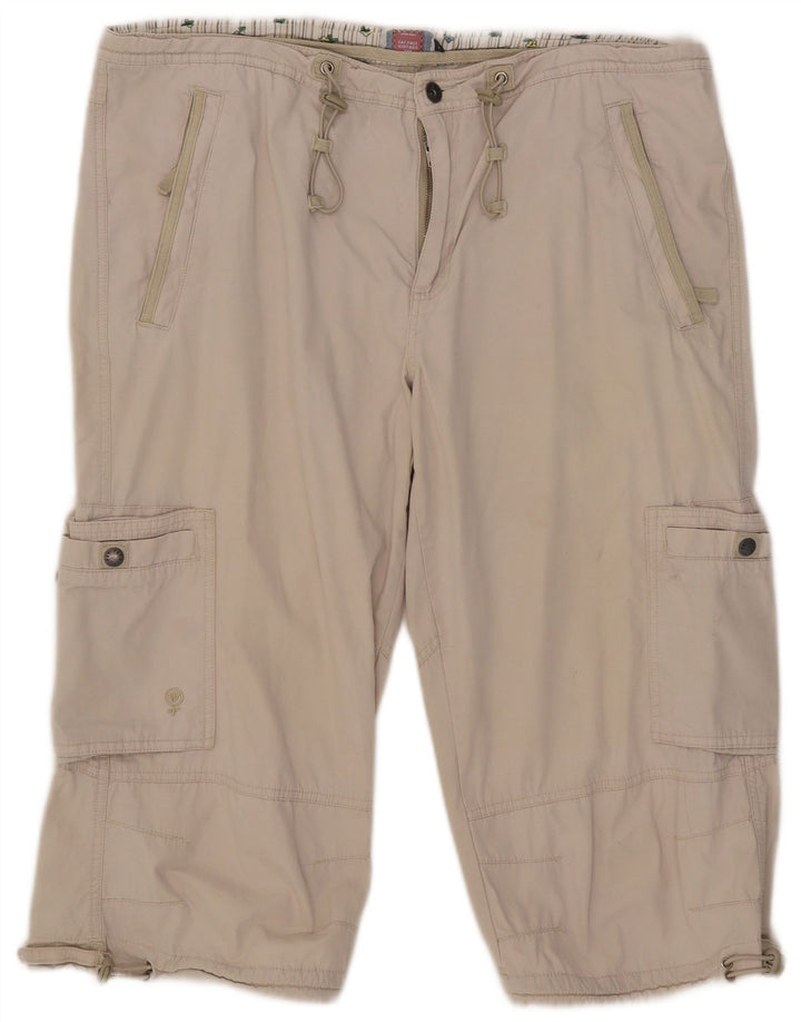 Męskie spodenki cargo Fat Face W38 XL beżowa bawełna