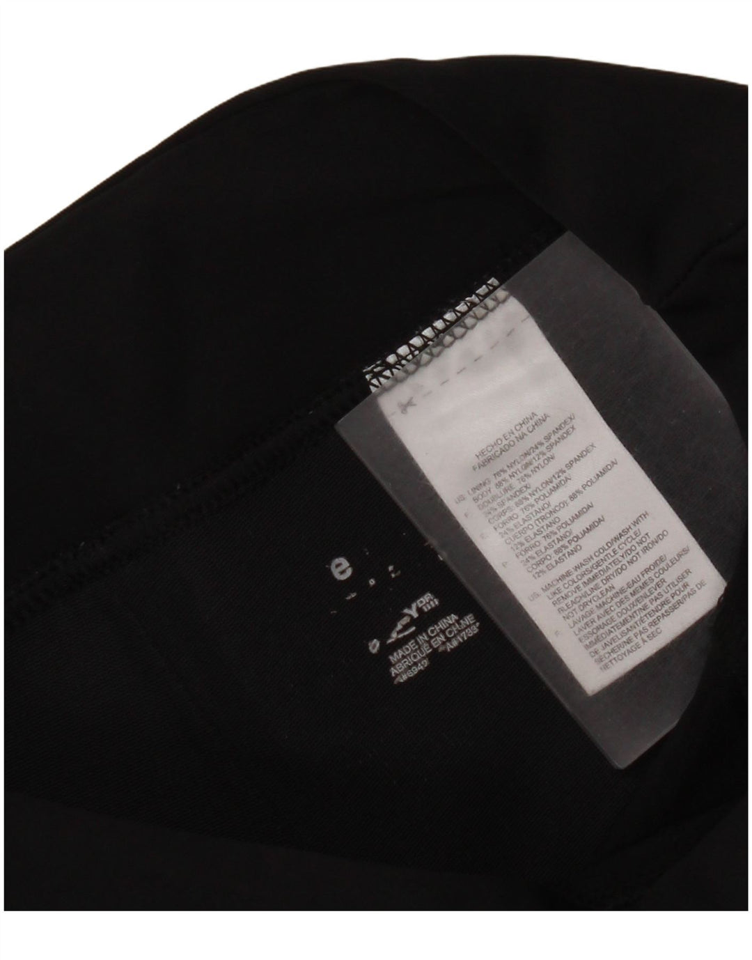 Damskie spodnie Capri Reebok W28 L19 Czarny nylon