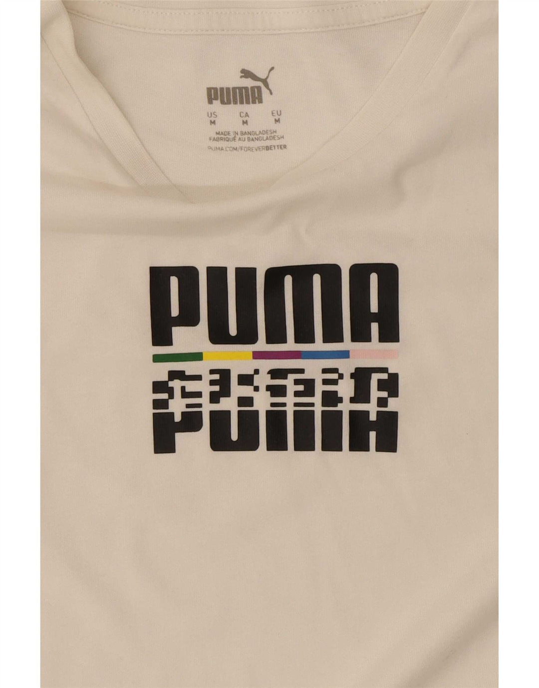 Męska koszulka z grafiką Puma Top, średnia biel