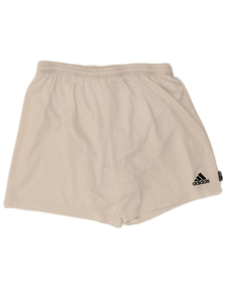 Męskie spodenki sportowe Adidas Climalite 2XL, biały poliester