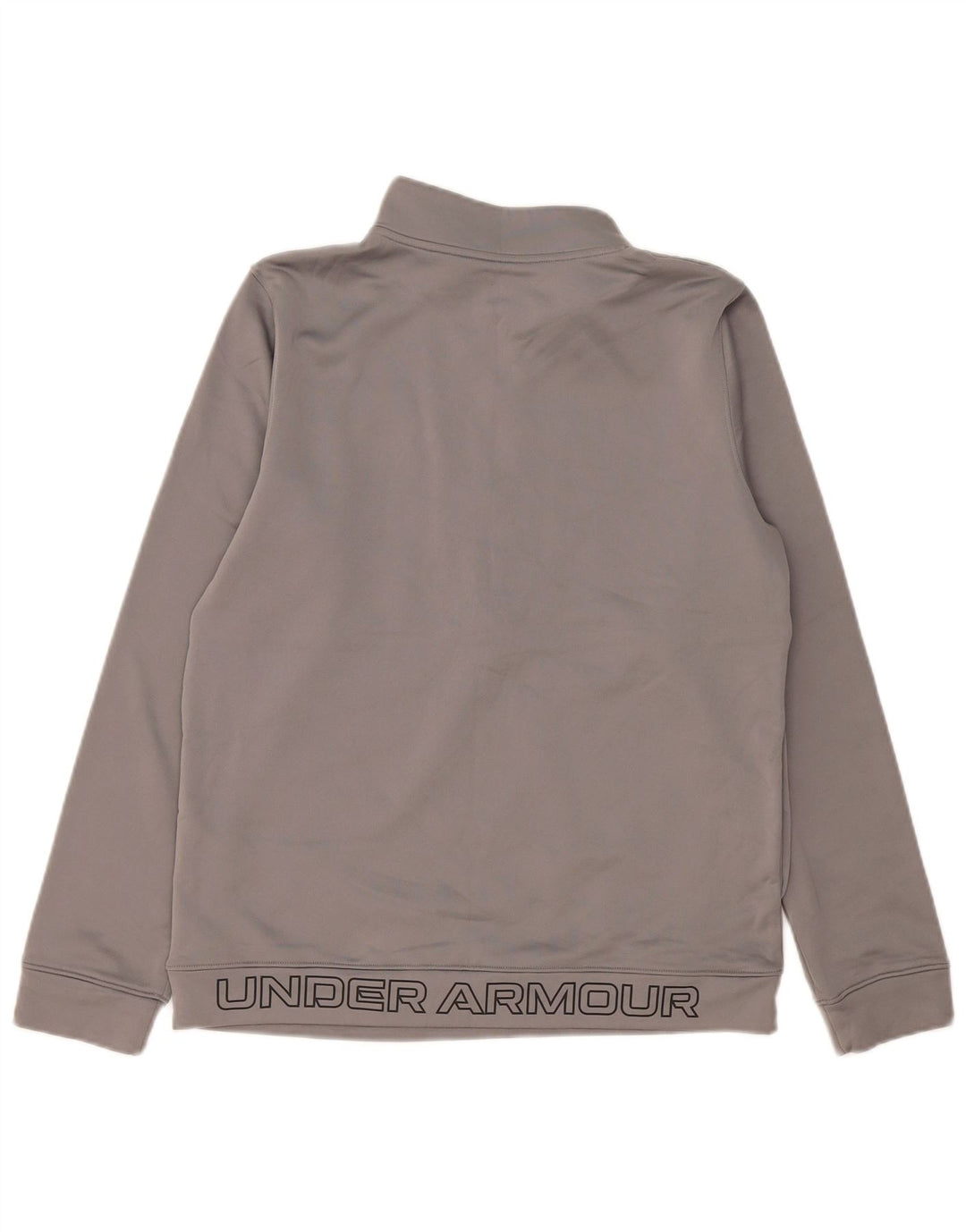 Bluza chłopięca Under Armour z zamkiem błyskawicznym, 13-14 lat, XL, szary poliester