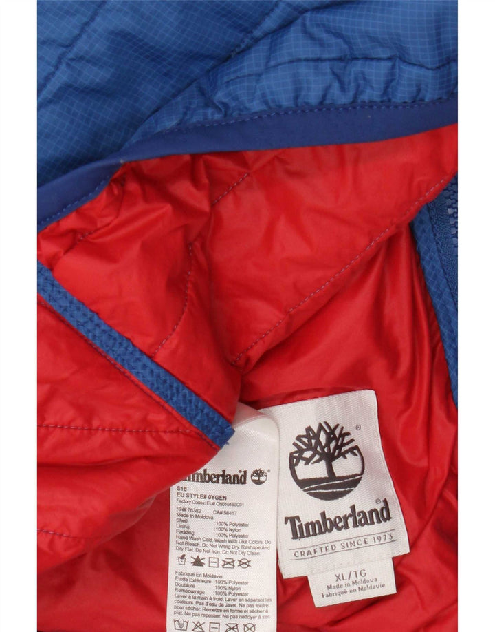 Męska ocieplana kurtka Timberland UK 42 XL Niebieski poliester