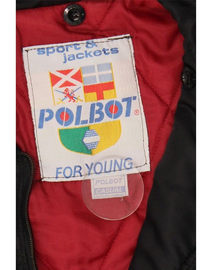 Męska kurtka bomberka Polbot UK 42 XL, czarna, poliamid