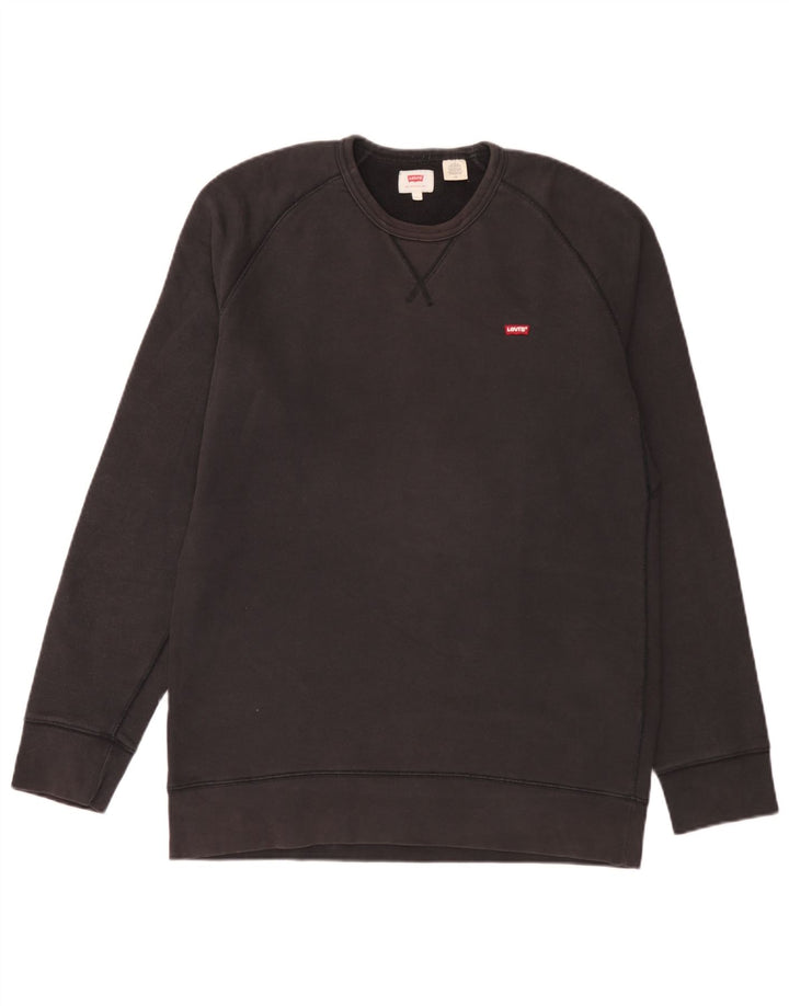 Męski sweter Levi's, duży, czarny, bawełniany
