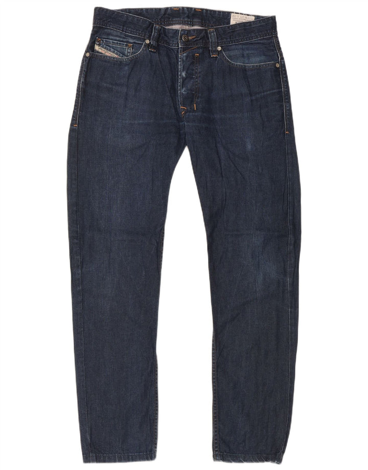 Diesel Męskie Slim Jeansy W30 L30 Granatowe Bawełniane