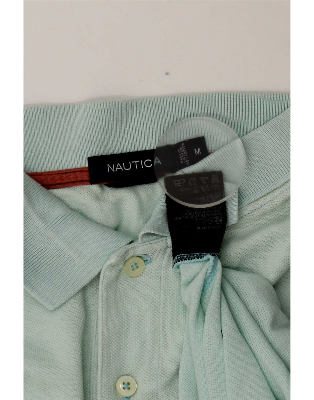 Męska koszulka polo Nautica, średnia, zielona bawełna
