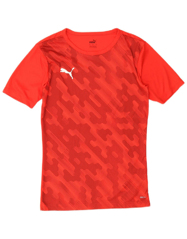 Męska koszulka Puma Top, mała, czerwona, geometryczna