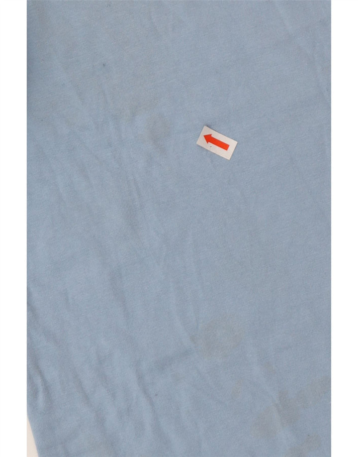 Crew Clothing Męski T-shirt Top Średni Niebieski Bawełniany