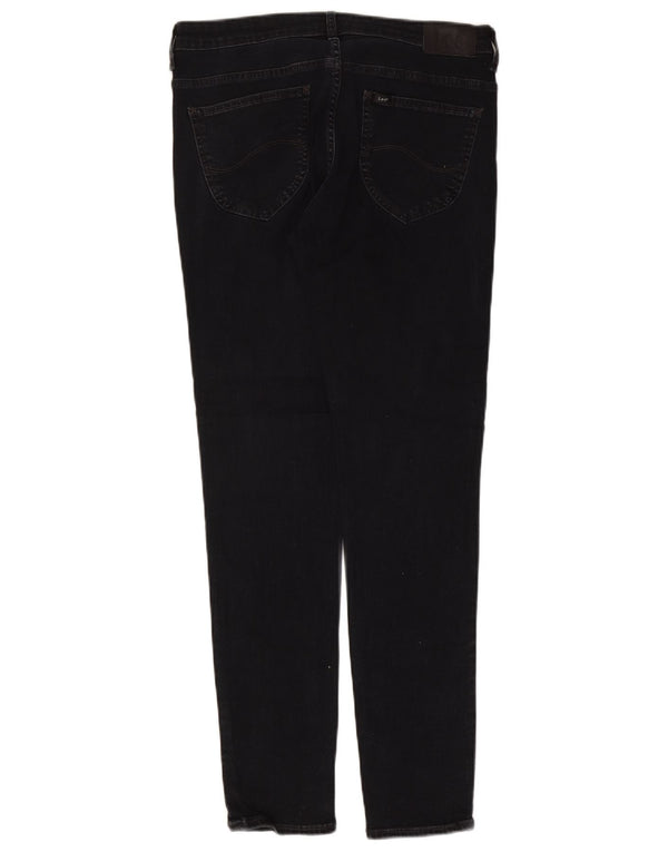 Damskie jeansy Lee Skinny W32 L30, czarne, bawełniane