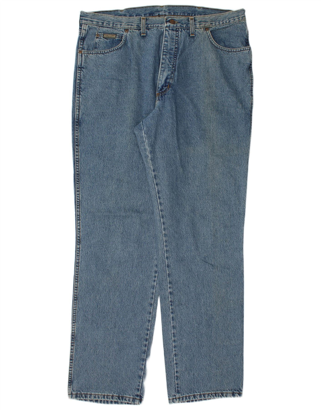 WRANGLER Mens Ohio Straight Jeans W40 L34 Blue Cotton