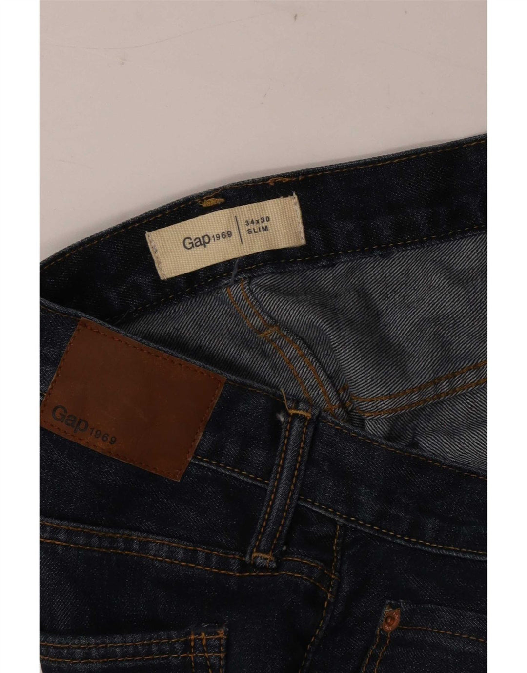 Męskie jeansy Gap W34 L30 Niebieskie bawełniane