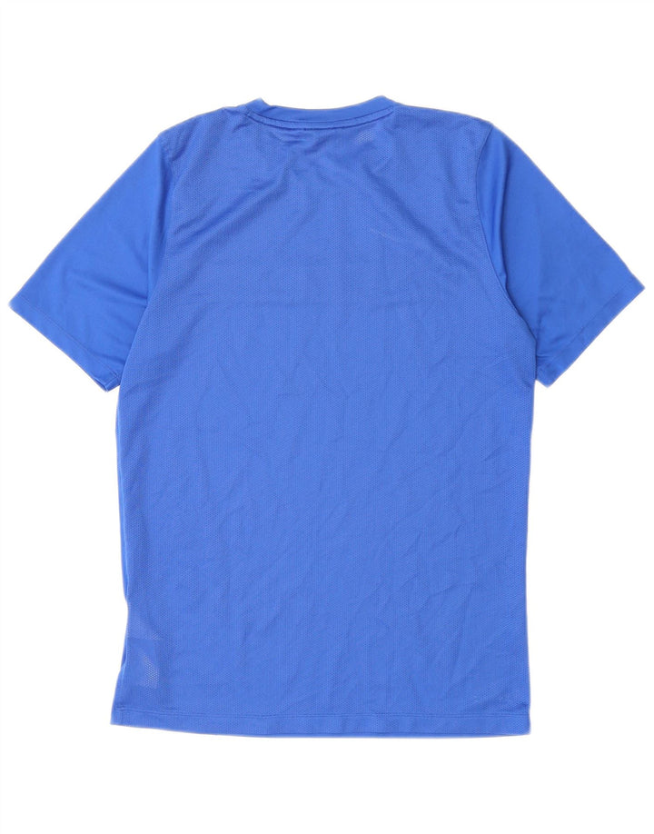 Męski T-shirt NIKE Dri Fit, średni niebieski poliester