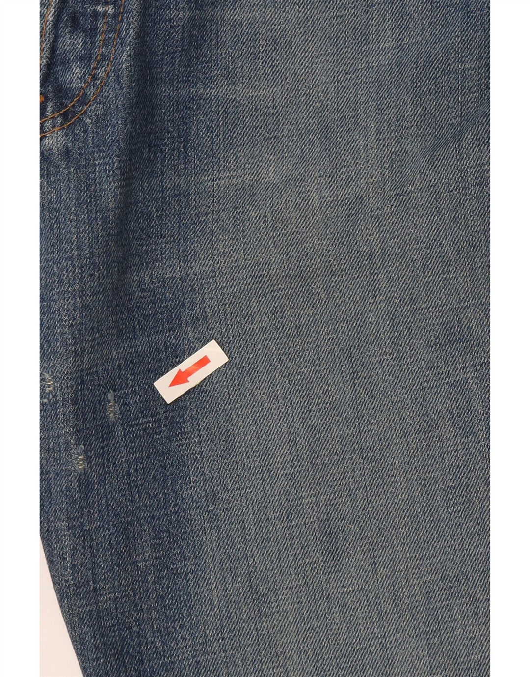 Męskie jeansy Levi's 501 w trudnej sytuacji W27 L32 Niebieska bawełna