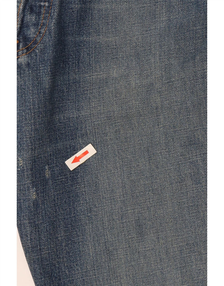 Męskie jeansy Levi's 501 w trudnej sytuacji W27 L32 Niebieska bawełna