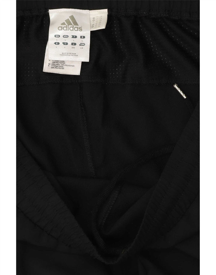 Męskie spodnie dresowe Adidas Climacool, duże, czarne, poliestrowe