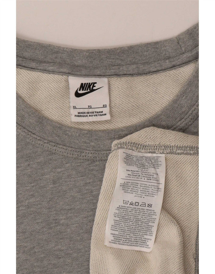 Męska bluza Nike XL, szara, nakrapiana bawełna