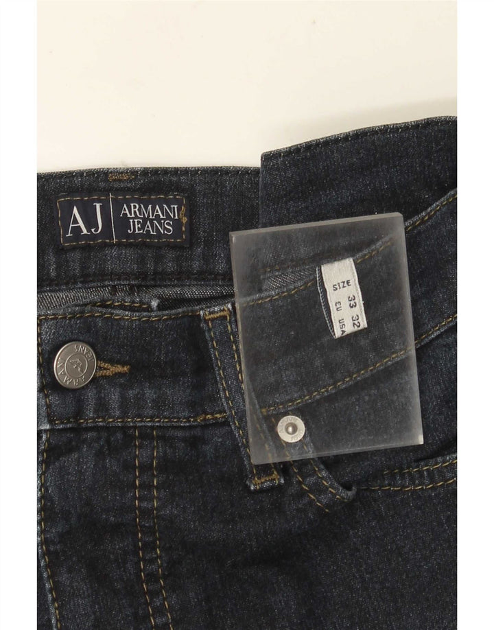 Armani Jeans Damskie proste dżinsy W33 L34 granatowe