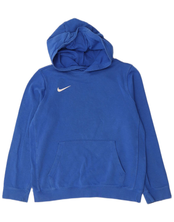 Chłopięcy sweter z kapturem Nike 13-14 lat XL, niebieski, bawełniany