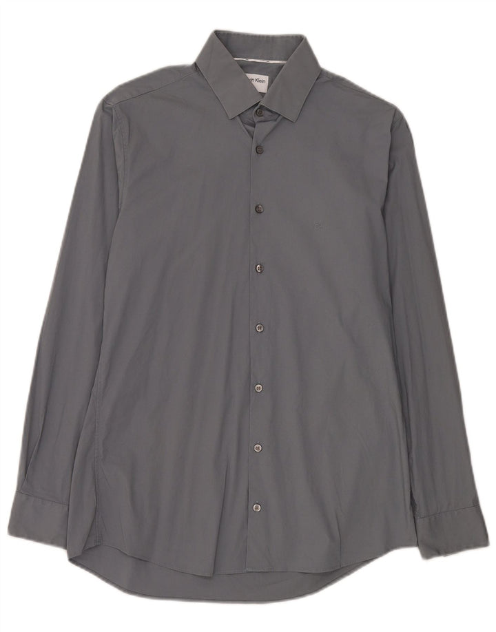 Koszula męska Calvin Klein Slim Fit, rozmiar 39, średnioszara