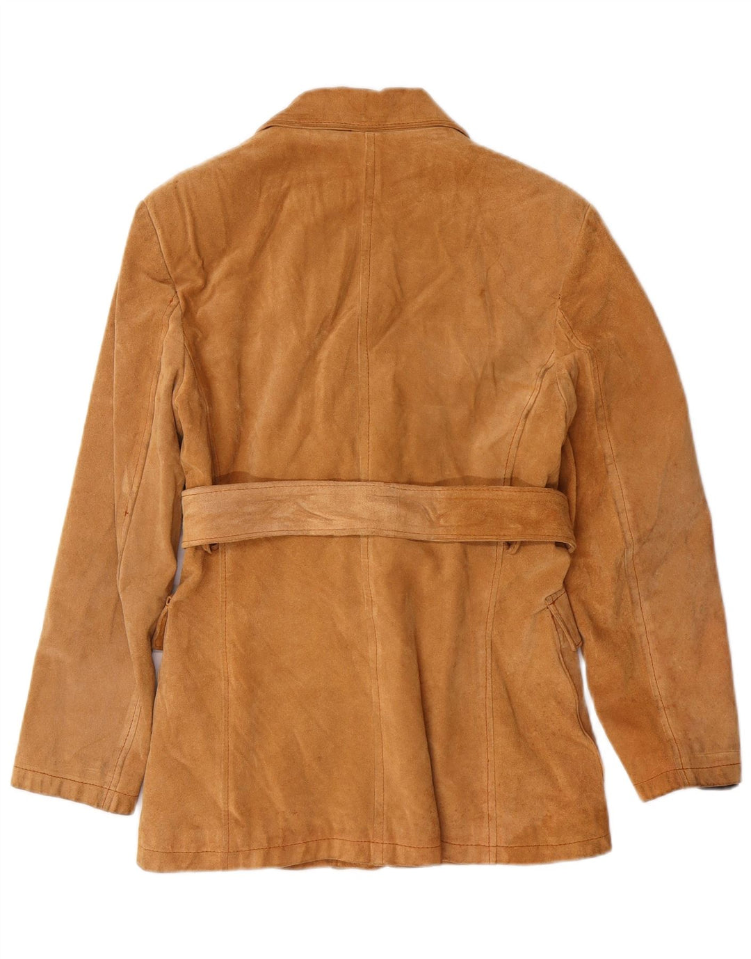 Zamszowa kurtka damska PIAZZA ITALIA IT 42 Skóra w kolorze średniego beżu