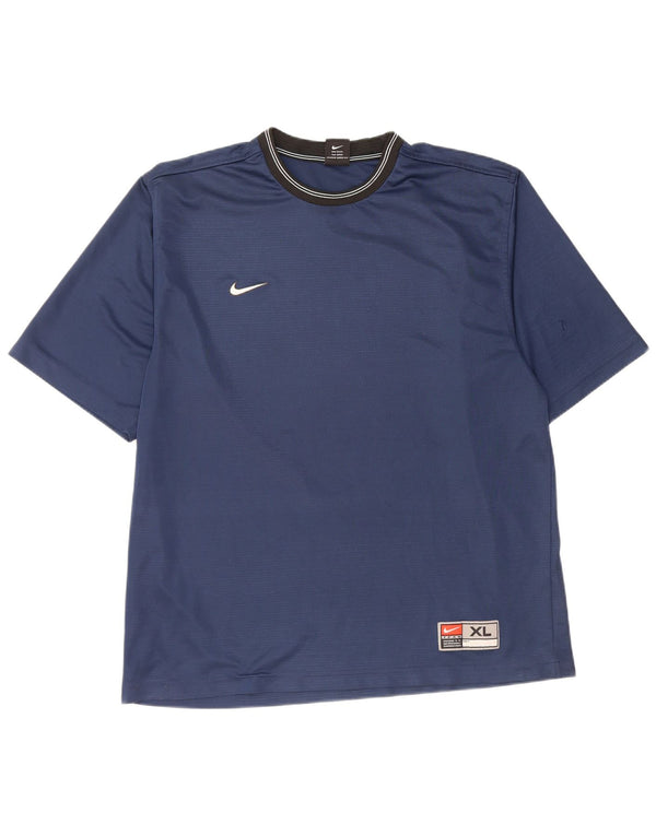 T-shirt męski Nike Top UK 45/47 XL Granatowy poliester