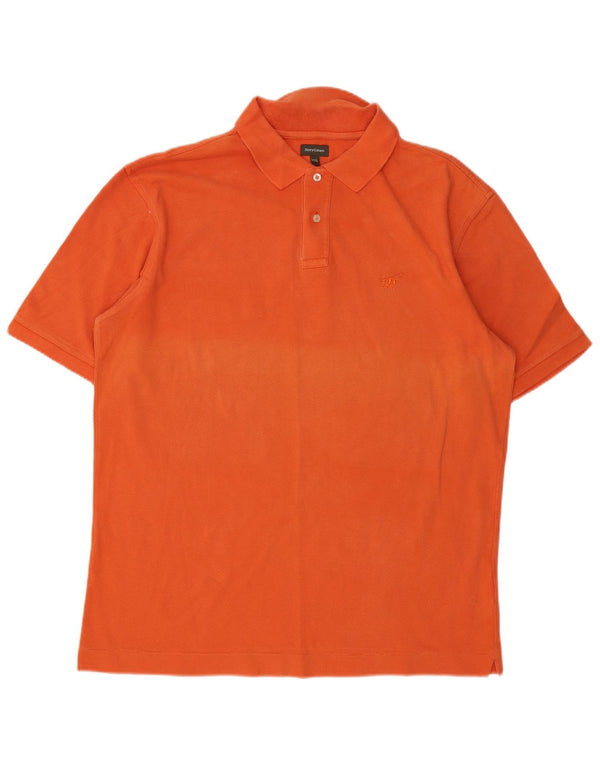 Męska koszulka polo Henry Cottons 2XL Pomarańczowa bawełna