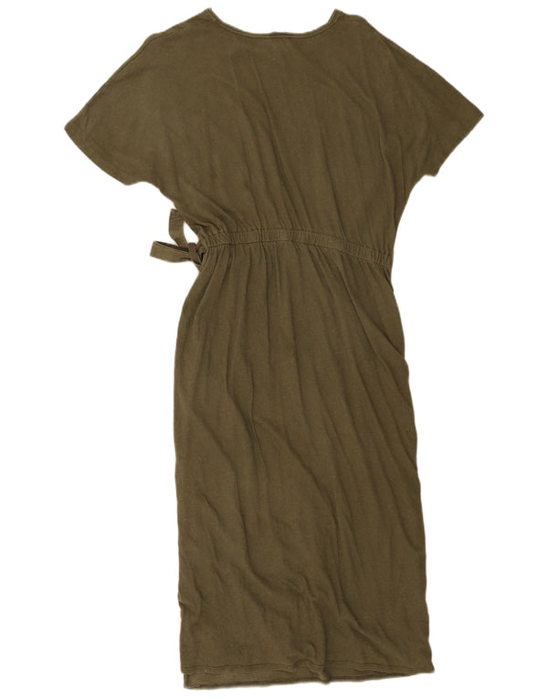 Damska sukienka T-shirtowa Phase Eight UK 12, średnia bawełna khaki