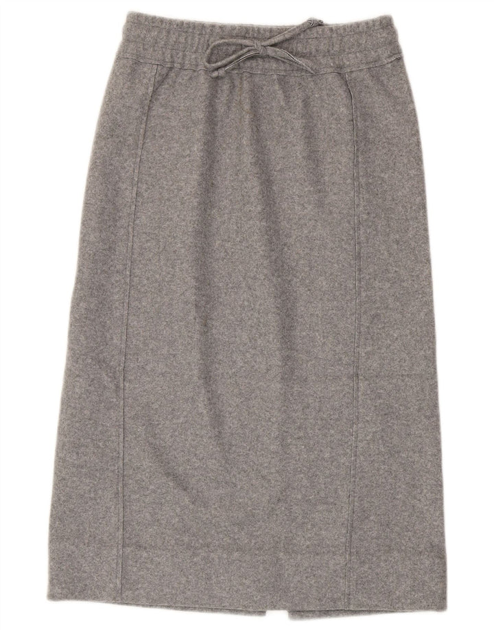 Damska spódnica midi Zara XS W24 Szary poliester