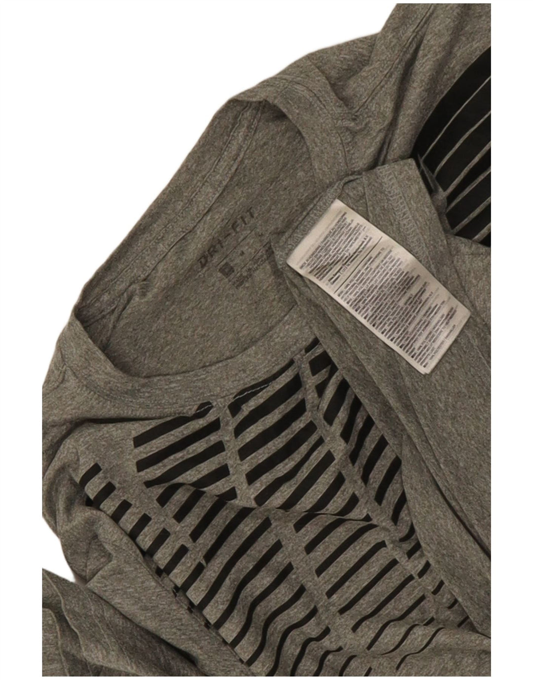 Męski T-shirt Nike Dri Fit z grafiką, średnioszary, nakrapiany poliester