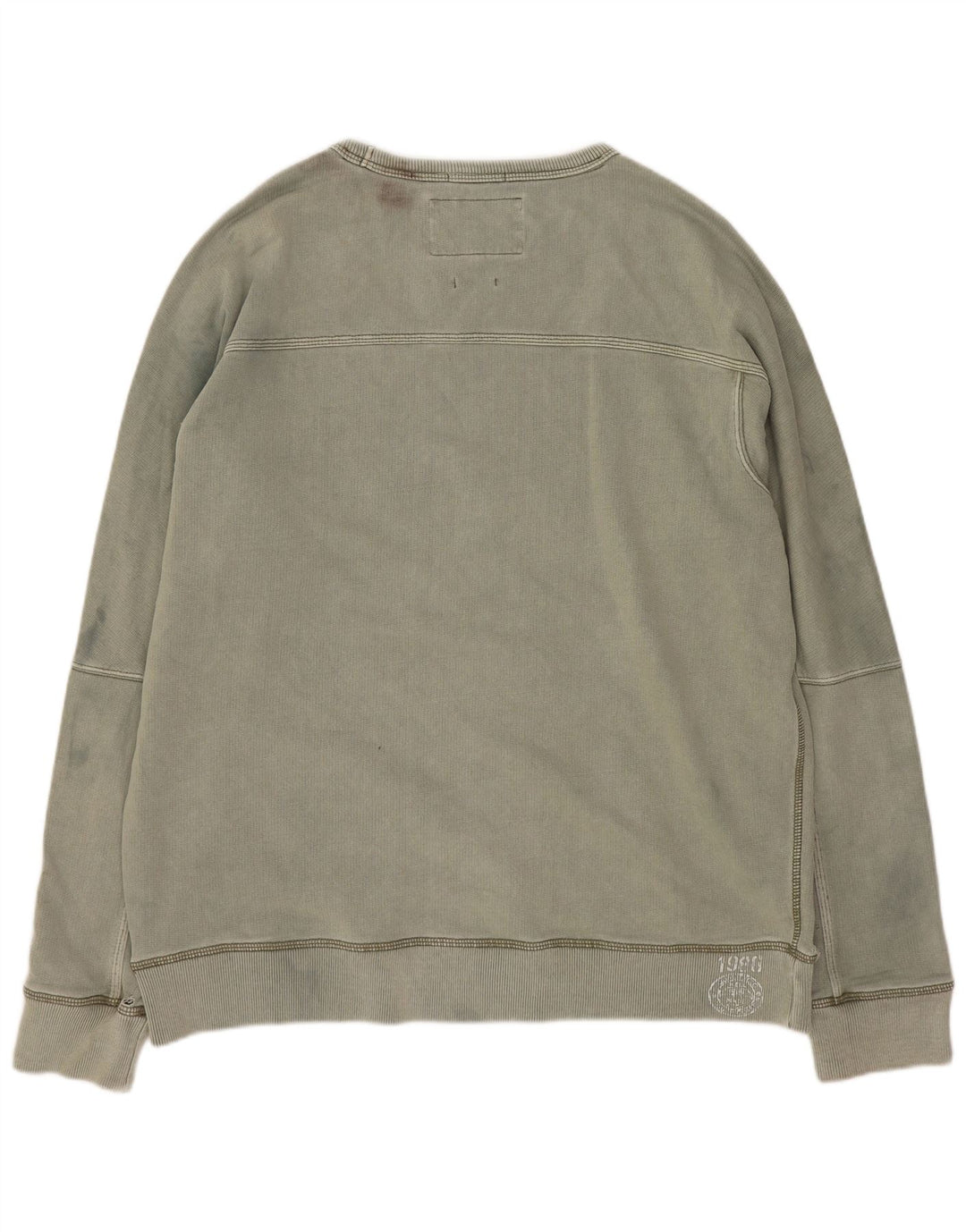 Męska bluza z grafiką Fat Face, duża, bawełniana w kolorze khaki