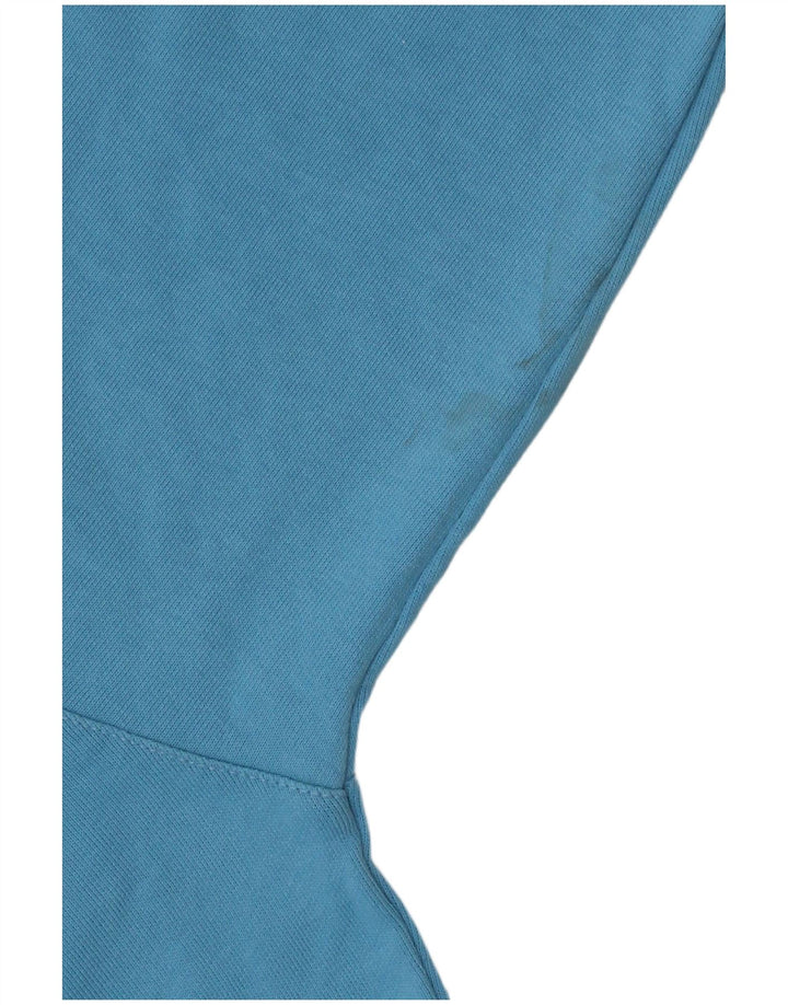 Chłopięca bluza oversize ADIDAS z grafiką, 15-16 lat, niebieska bawełna