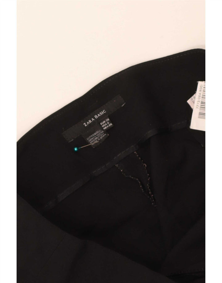Spodnie damskie Zara Flare EU 38 Small W28 L29 Czarny poliester