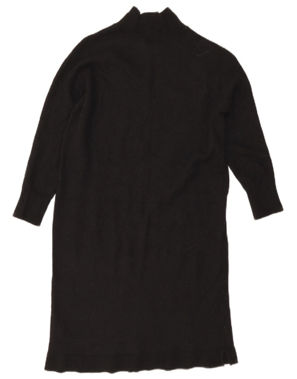 Sukienka damska Massimo Dutti z rękawem 3/4 UK 10, mała, granatowa, wełniana