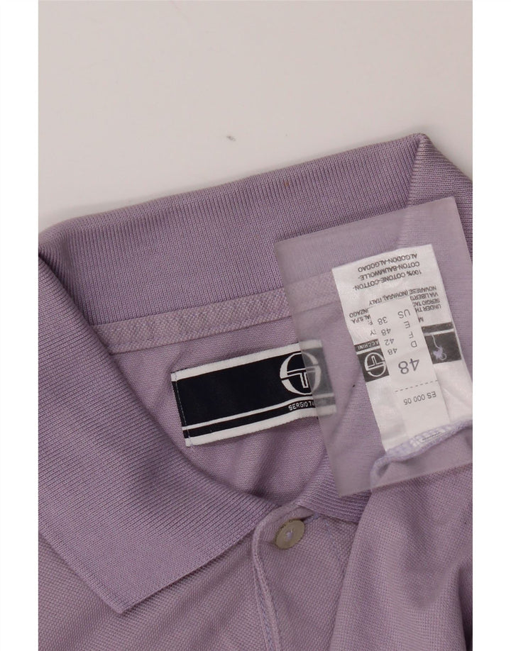 Męska koszulka polo Sergio Tacchini IT 48 Średni fiolet, bawełna
